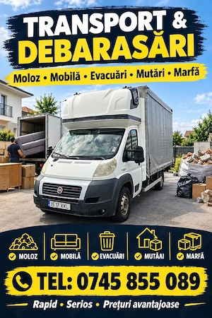 transport moloz orice fel de molizi mobilă orice aveți nevoie Mă puteți suna