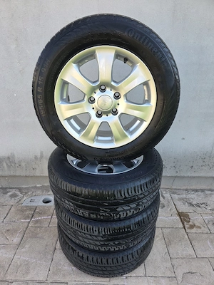Set 4 jante aliaj 5x112 echipate cu anvelope vara 195/65/15