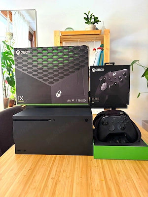 Xbox Series X Microsoft 1TB cu controler și căști 