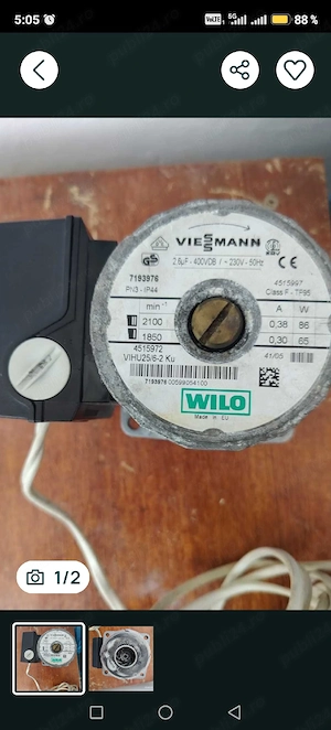 Pompa recirculatie Welo
