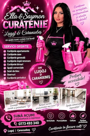  Transformăm fiecare spațiu într-un mediu curat, proaspăt și primitor:  Apartamente & Case  Imobile 