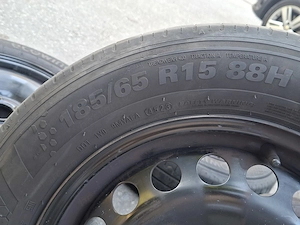 Jante Otel Volkswagen-Skoda-Seat 15' 5x112 Et40 Cu Anvelope Vara  185/65/15 Dot 2023 - imagine 6
