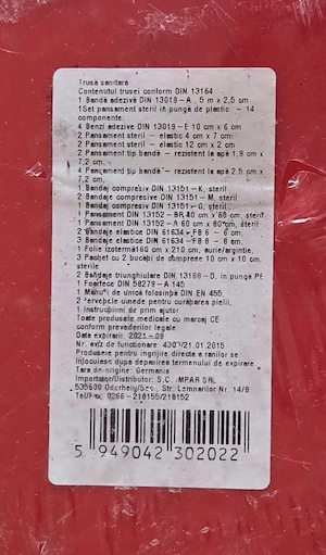 Trusă medicală auto - imagine 3
