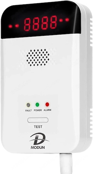 Detector de Gaz Natural, GPL & Gaz Metan cu Alarmă Acustică   Senzor de Siguranță pentru Bucătărie