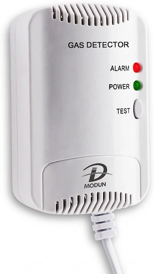 Detector Gaz Natural   GPL   Metan   Propan   Alarmă 100 dB, Montaj la Priză, Senzor Semiconductor, 