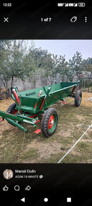 Căruță nouă pe lemn 