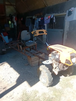 Vând motocultor cu remorcă cp 10 dizel 
