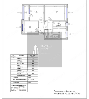 3 camere 5 minute METROU 1 DECEMBRIE/decomandat/centrala - imagine 6