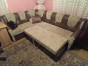 Coltar partea stanga cu lada 200-265 cm