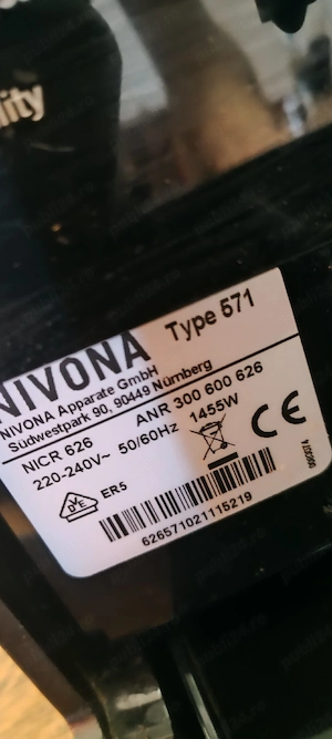 expresor cafea nivona 
