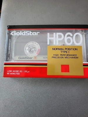 caseta audio goldstar 