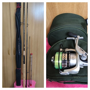 Set 2 lansete si 2 mulinete Arno Intruder Carp Feeder (Energofish)