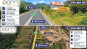 Teren intravilan contruibil 1000 mp   langa BĂILE HERCULANE - imagine 2