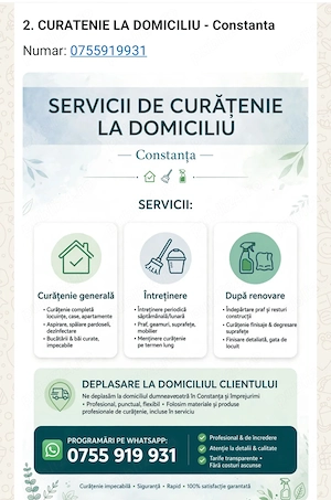 Servicii de curatenie