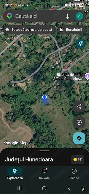 Vand teren intravilan in comuna Batrana, jud. Hunedoara - imagine 2