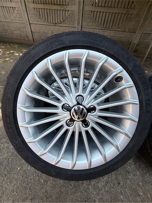 Jante 5x112 Anvelope Michelin 225/45/17 Vw,Audi,Seat,Skoda - imagine 5