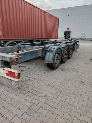 Semiremorca Containere Schmitz Transcontainer Axe Mercedes Frane pe Disc - imagine 5