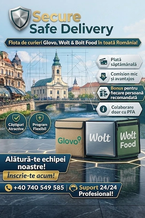 livrat cu succes! bolt wolt  glovo