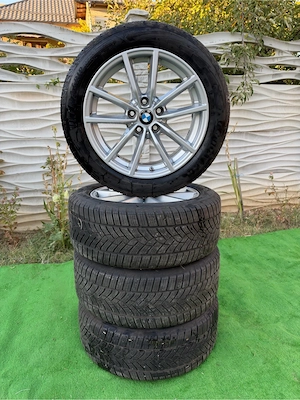Jante originale BMW 17" + Anvelope Iarnă Goodyear 225/50 R17 - imagine 2