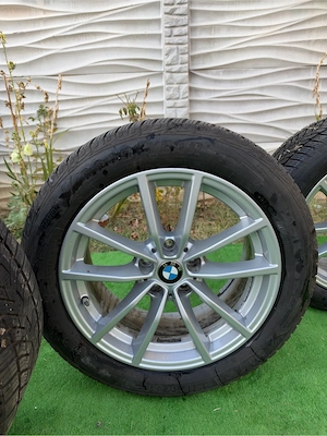 Jante originale BMW 17" + Anvelope Iarnă Goodyear 225/50 R17 - imagine 7