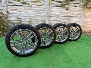 Set Jante Originale BMW M Sport 17" cu Anvelope de iarna Pirelli Run Flat 225/45 R17 - imagine 2