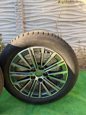 Set Jante Aliaj 17" Originale BMW Style 574 + Anvelope Iarnă Continental 205/60 R17 - imagine 8