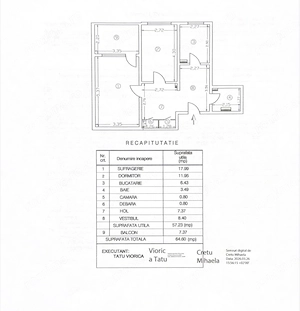 2 camere decomandat | 64,6 mp total | 3 min Metrou Gorjului | Centrală proprie | Parcare inclusă - imagine 8
