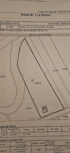 Vand Teren intravilan 1.23 ha