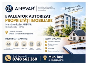 Expert evaluator autorizat imobiliar Iasi
