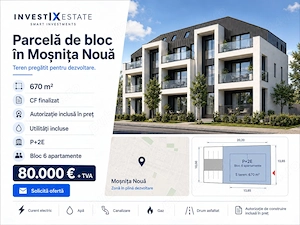 Teren pentru bloc cu 6 apartamente 