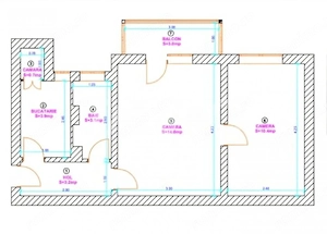 Apartament 2 camere de vanzare cu balcon in zona Ciresica din Sibiu - imagine 8
