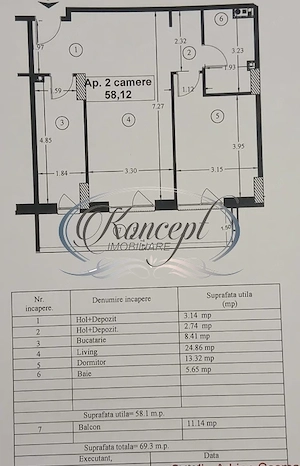 Elite City, 2 camere finisat, cu terasa si parcare subterana - imagine 12