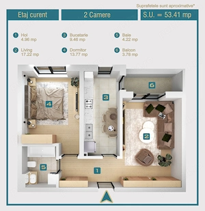 Apartamente noi de vanzare in bloc de 4 etaje - imagine 6