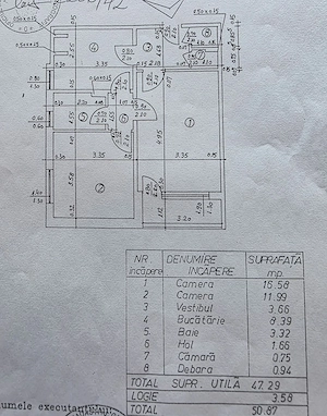 Vanzare Apartament 2 camere, etaj 6/10, balcon open-space cu bar, – Favorit - imagine 10