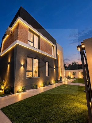 Vilă individuală cu piscină încălzită | 5 camere | Grădină amenajată |