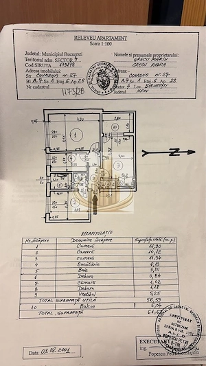 apartament 3 camere decomandat, 61 mp+boxa, Strada Covasna - imagine 8