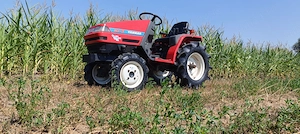 Vanzare Tractor tractoras japonez 4x4 Yanmar 14 cp cu freza de sol. IMPECABIL. Inmatriculat  - imagine 3