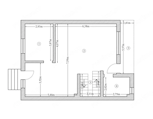 Casa la cheie P+1, 150 mp, 330 mp teren, zona Smart Pub