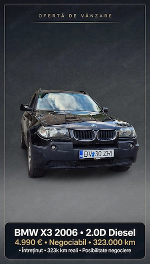 Vând BMW X3 din 2006 diesel - imagine 9