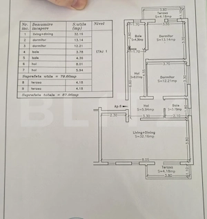 Apartament 3 camere, 79.60 mp, zona Giroc - imagine 10
