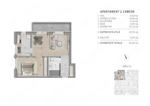 Studio | Bloc Boutique P+3E | Comision 0% | Popești Leordeni, Metrou Berceni