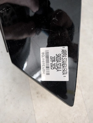 Aripa Skoda Scala 2019-3025 partea stângă Negru+Gri - imagine 2