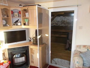 Casa mobila, teren proprietate, Sacalaz, 3 camere, 859mp teren - imagine 6
