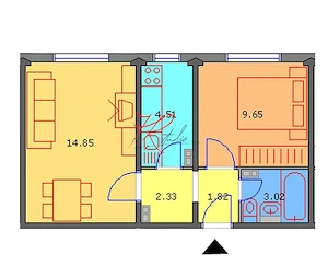 Vanzare apartament 2 camere Teiul Doamnei - imagine 4