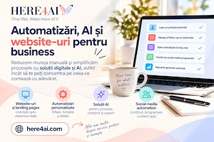 Automatizări AI, website-uri și soluții digitale pentru business