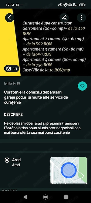 curatenie la domiciliu 