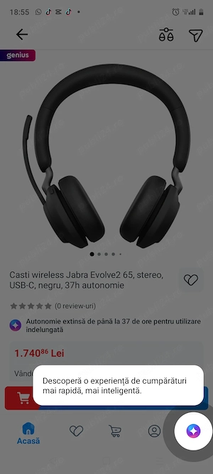 Căști wireless Jabra Evolve 2.65
