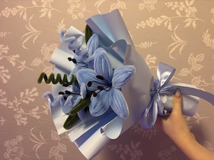 Buchet din sârmă plușată 
