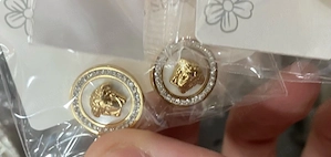 Cercei Placati cu Aur Versace