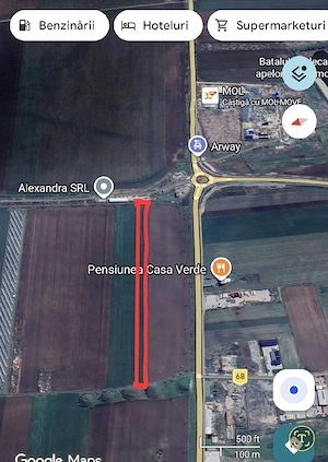 Vând teren intravilan 1ha, Vladimirescu, Arad - imagine 2
